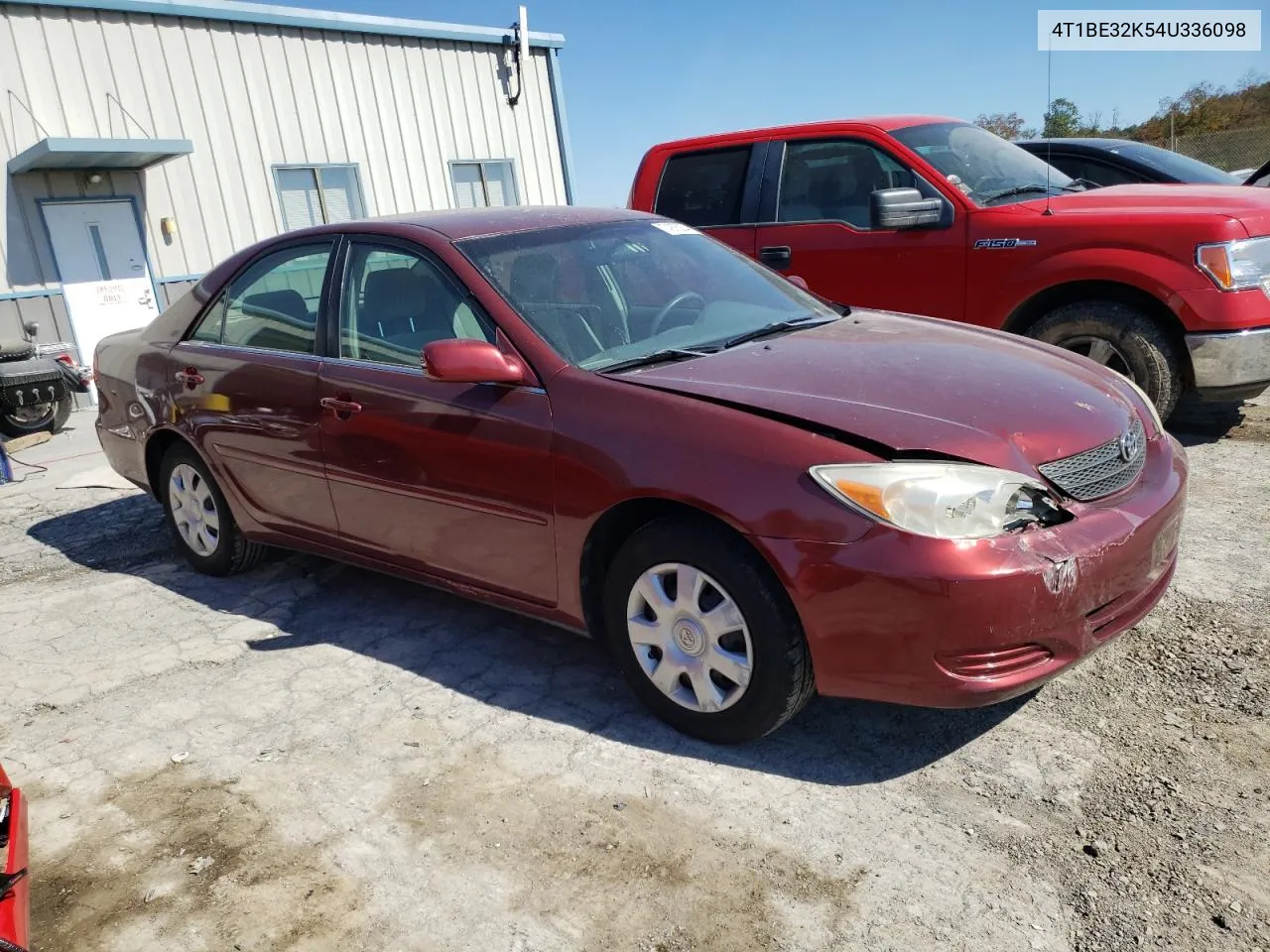 2004 Toyota Camry Le VIN: 4T1BE32K54U336098 Lot: 74875254