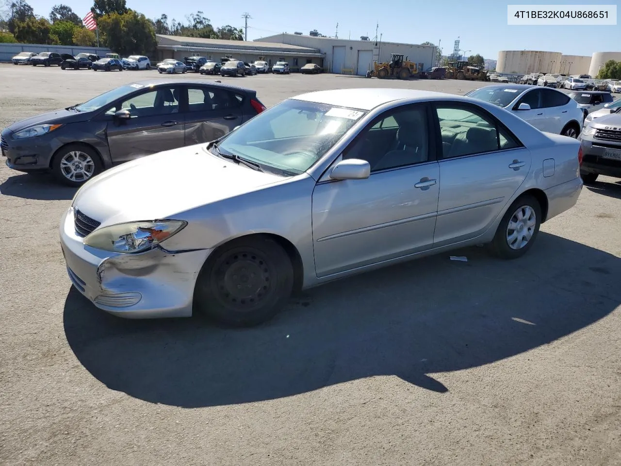 2004 Toyota Camry Le VIN: 4T1BE32K04U868651 Lot: 75065624