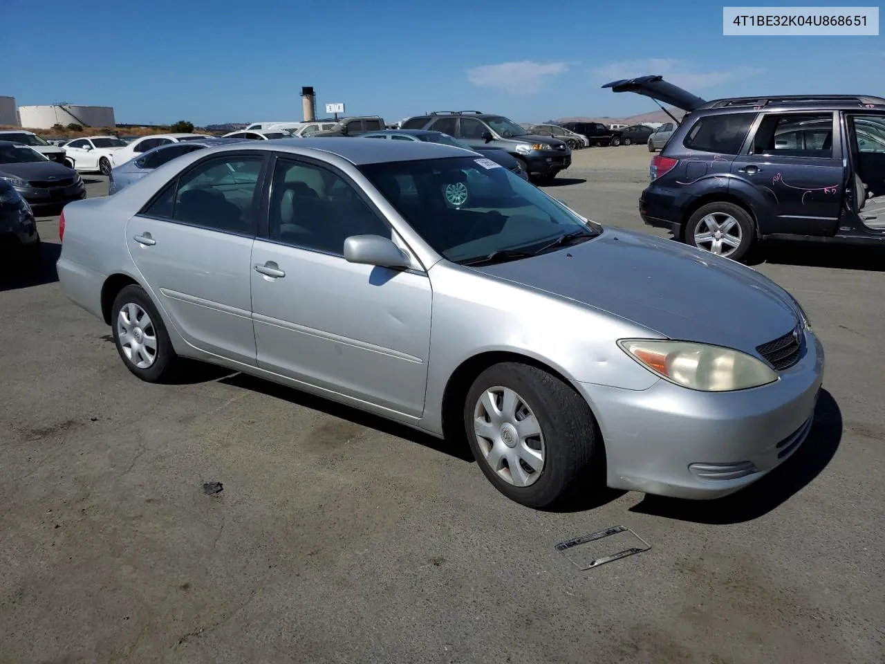 2004 Toyota Camry Le VIN: 4T1BE32K04U868651 Lot: 75065624