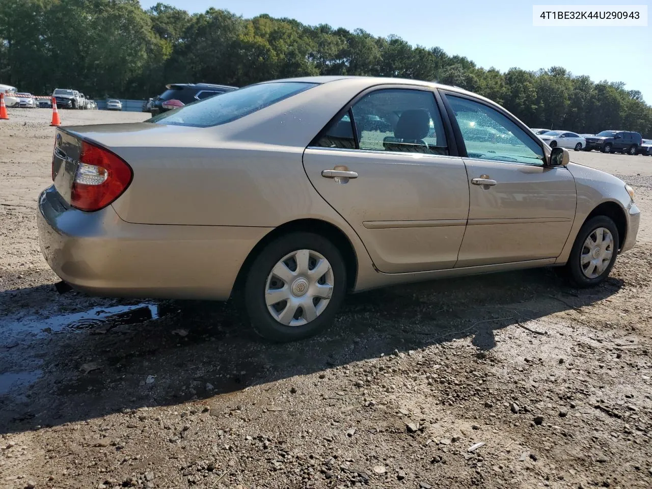 2004 Toyota Camry Le VIN: 4T1BE32K44U290943 Lot: 75194494