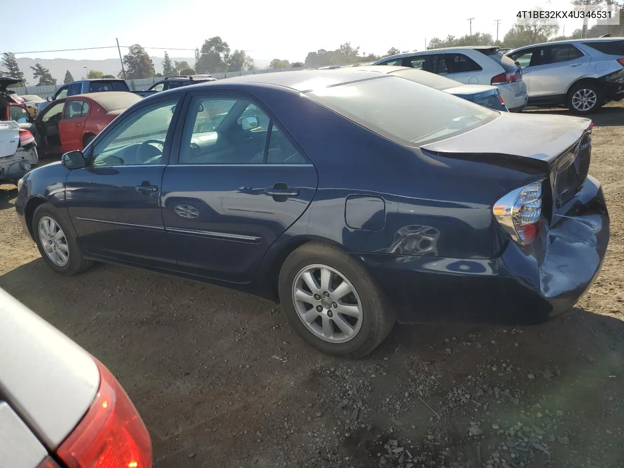 2004 Toyota Camry Le VIN: 4T1BE32KX4U346531 Lot: 75274734