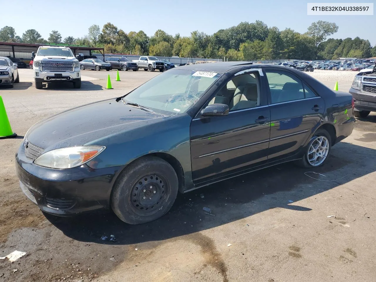 2004 Toyota Camry Le VIN: 4T1BE32K04U338597 Lot: 75487174