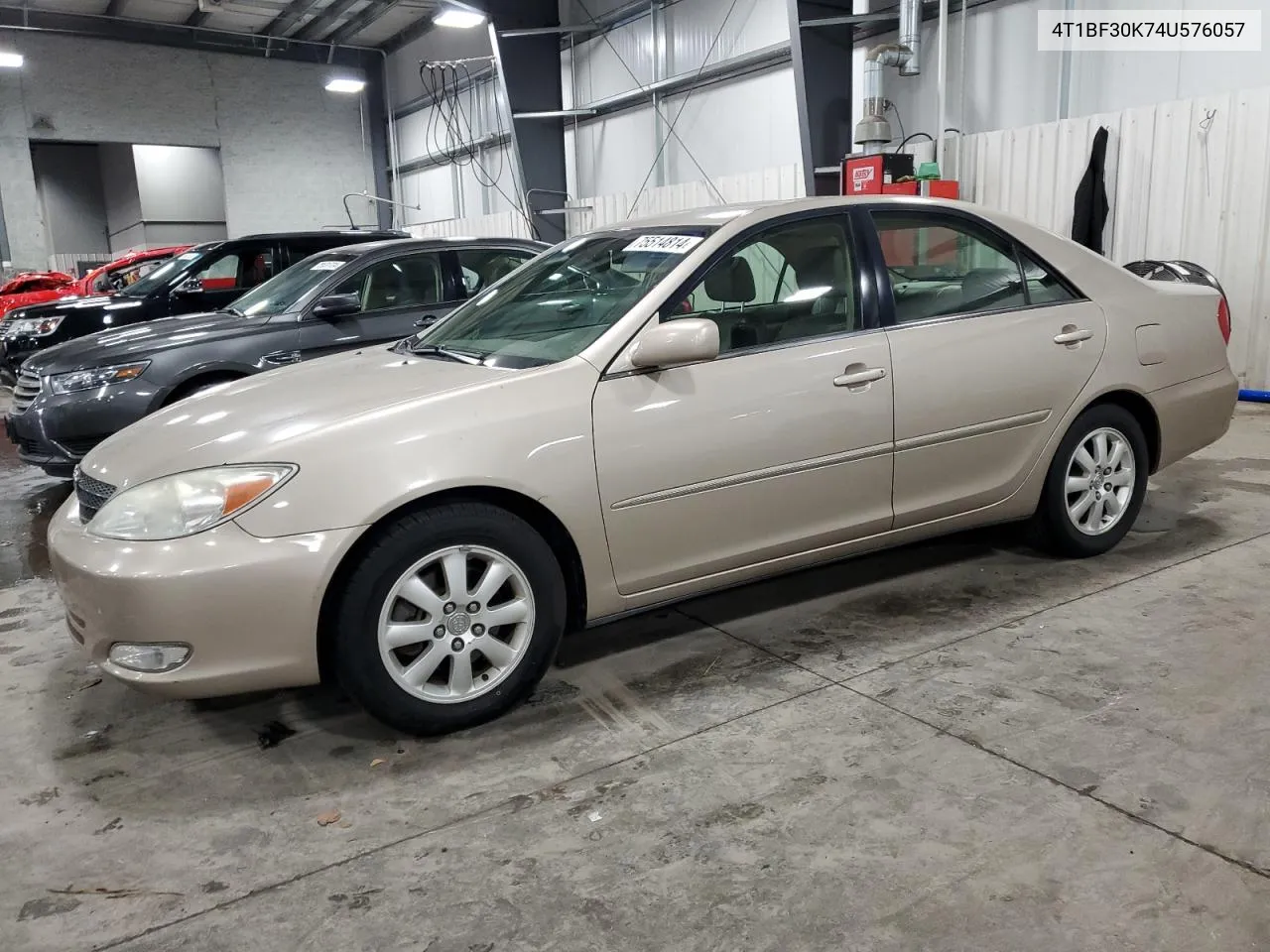 2004 Toyota Camry Le VIN: 4T1BF30K74U576057 Lot: 75514814