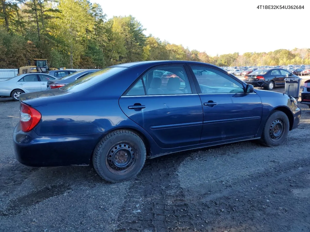 2004 Toyota Camry Le VIN: 4T1BE32K54U362684 Lot: 76120374