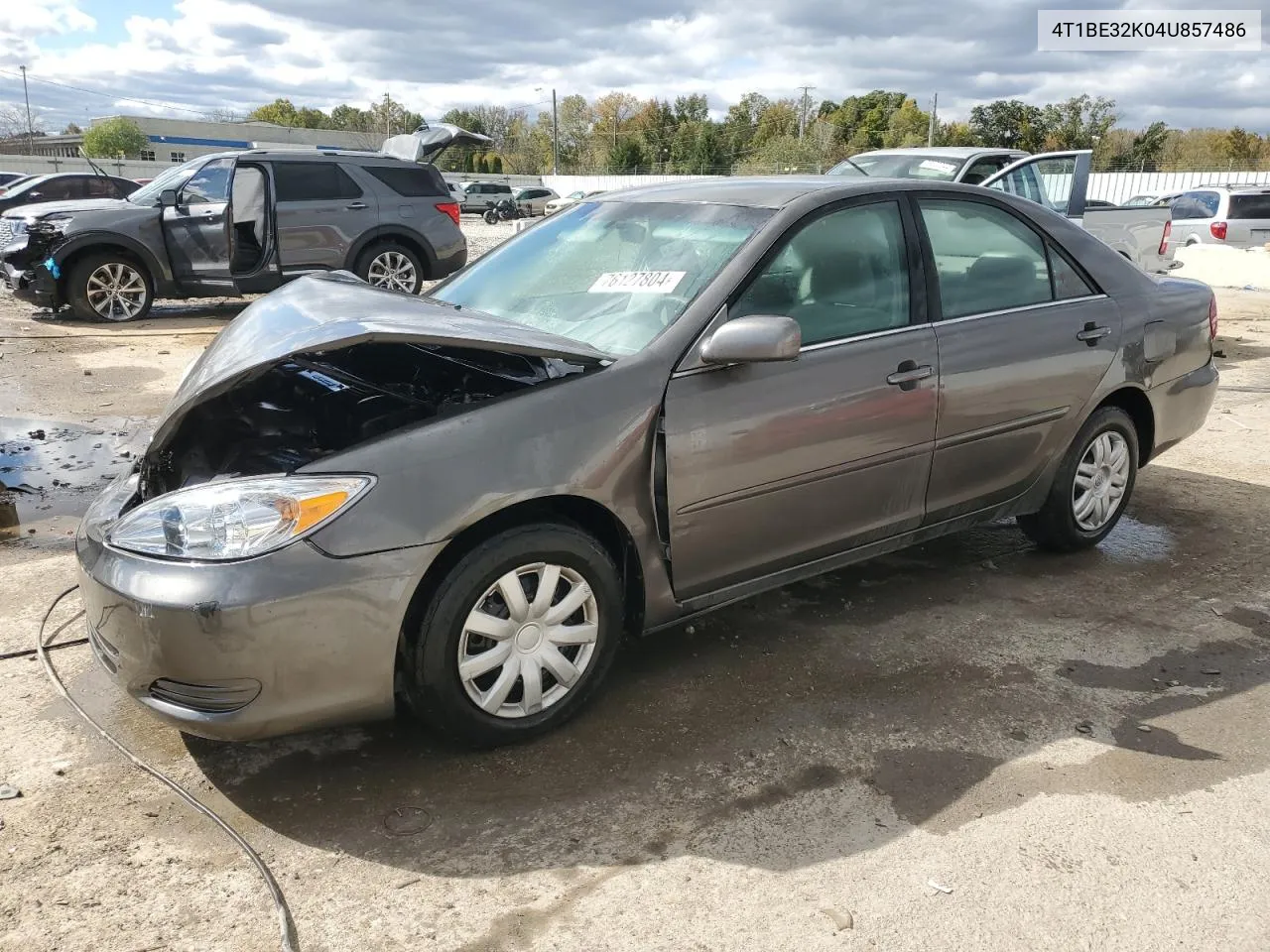 2004 Toyota Camry Le VIN: 4T1BE32K04U857486 Lot: 76127804