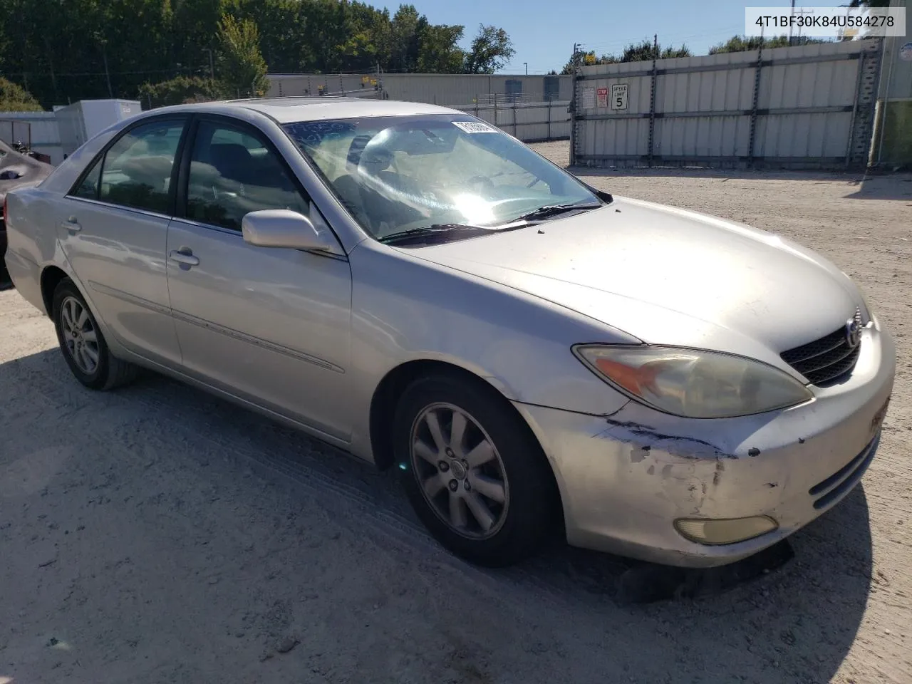 2004 Toyota Camry Le VIN: 4T1BF30K84U584278 Lot: 76185684