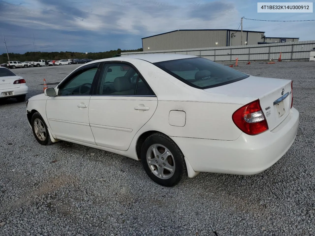 2004 Toyota Camry Le VIN: 4T1BE32K14U300912 Lot: 76244484