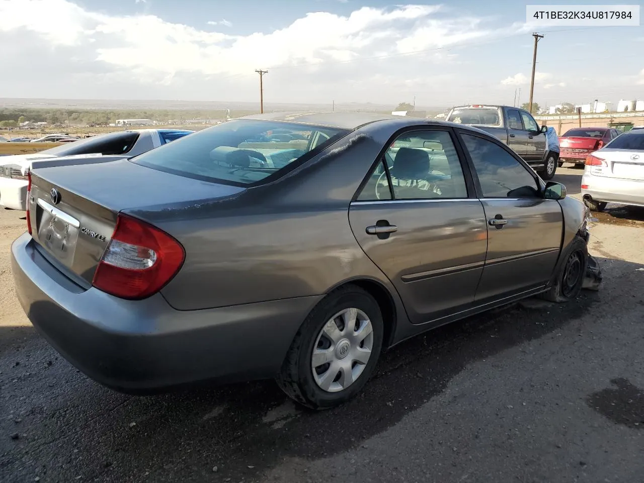 2004 Toyota Camry Le VIN: 4T1BE32K34U817984 Lot: 76306054