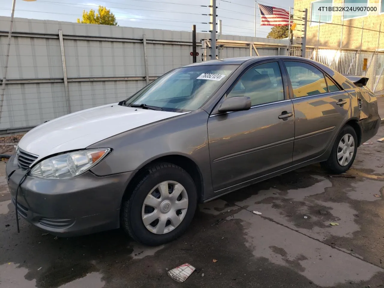 2004 Toyota Camry Le VIN: 4T1BE32K24U907000 Lot: 76352124