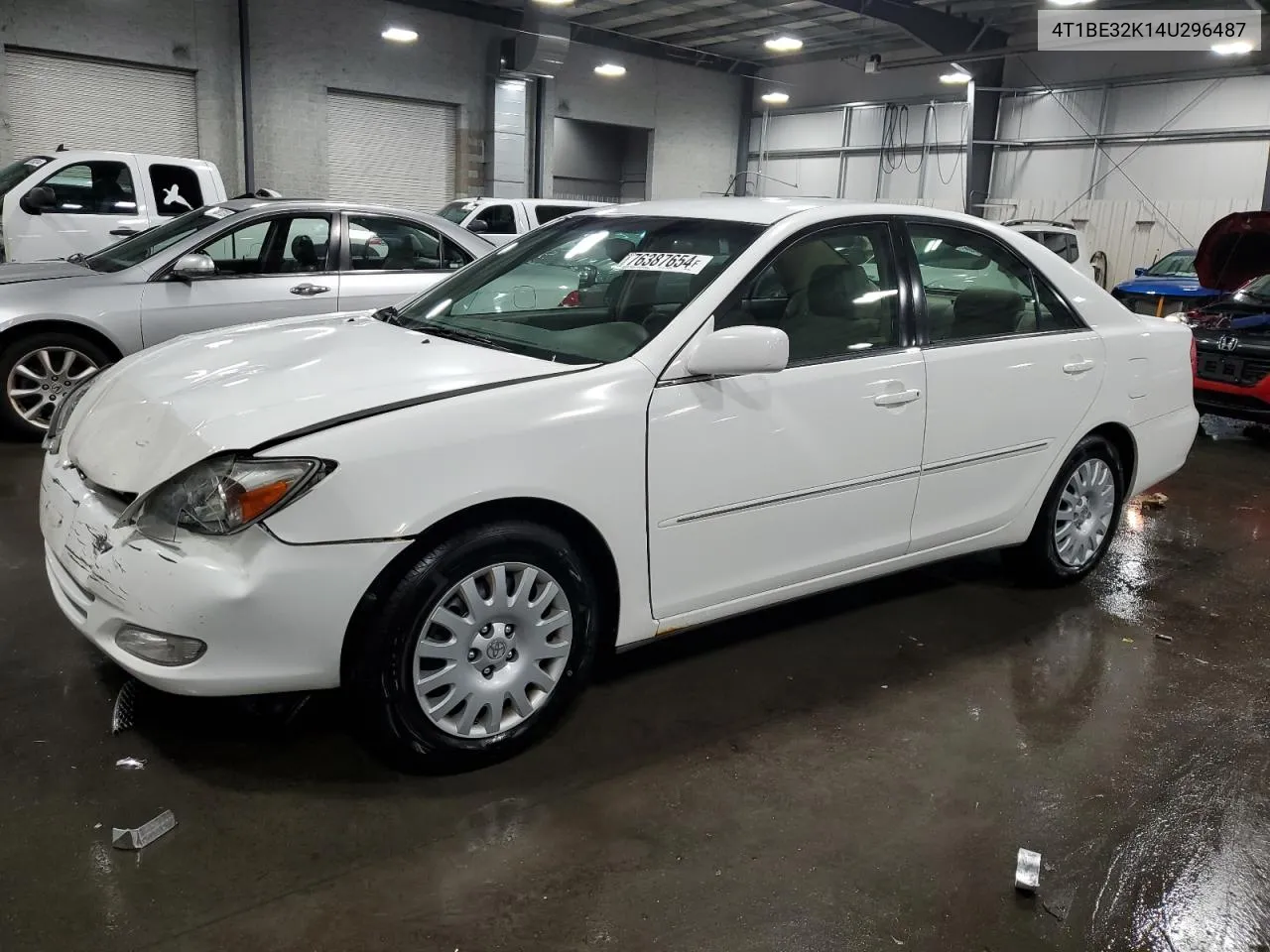 2004 Toyota Camry Le VIN: 4T1BE32K14U296487 Lot: 76387654