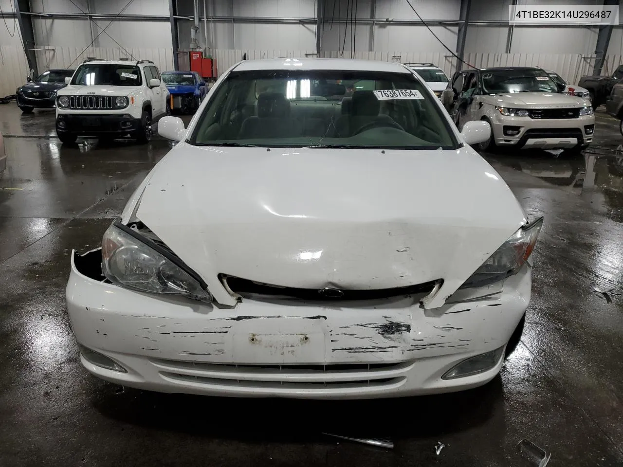 2004 Toyota Camry Le VIN: 4T1BE32K14U296487 Lot: 76387654