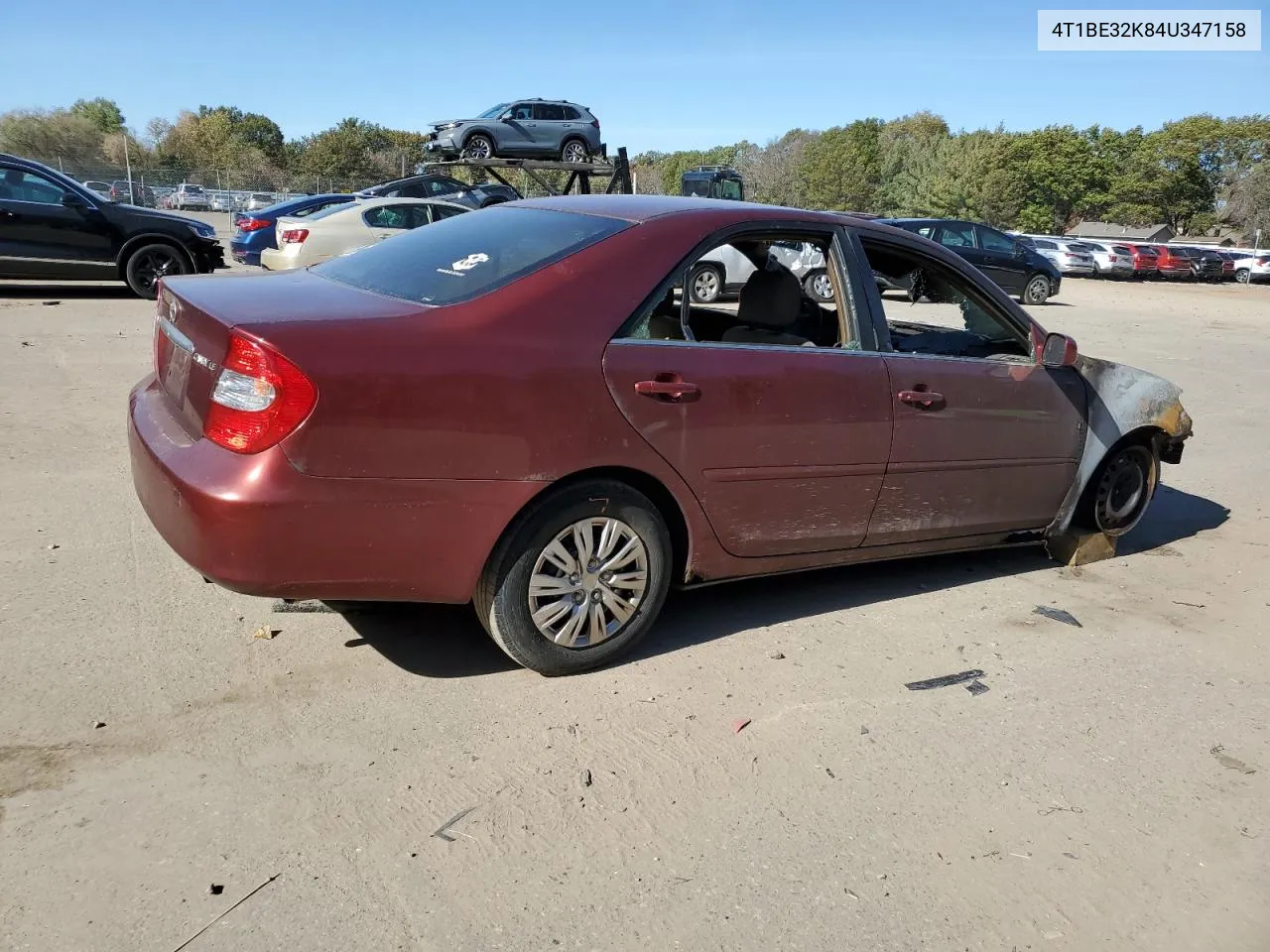 2004 Toyota Camry Le VIN: 4T1BE32K84U347158 Lot: 76504684