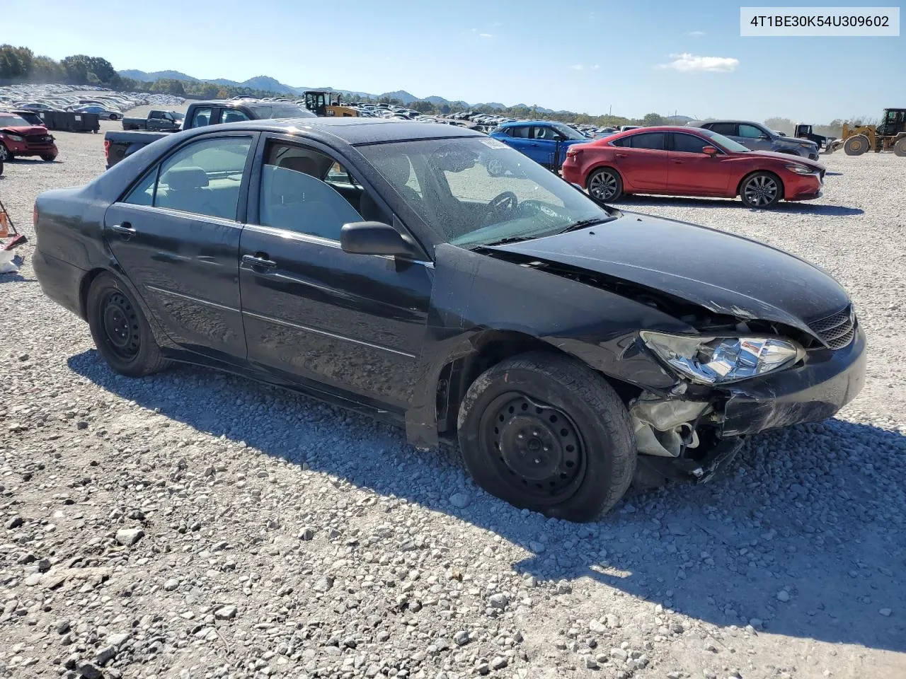 2004 Toyota Camry Le VIN: 4T1BE30K54U309602 Lot: 76695294