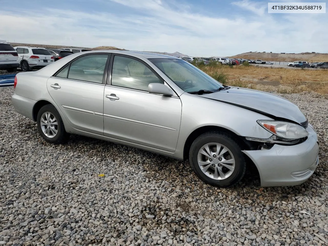 2004 Toyota Camry Le VIN: 4T1BF32K34U588719 Lot: 77164614