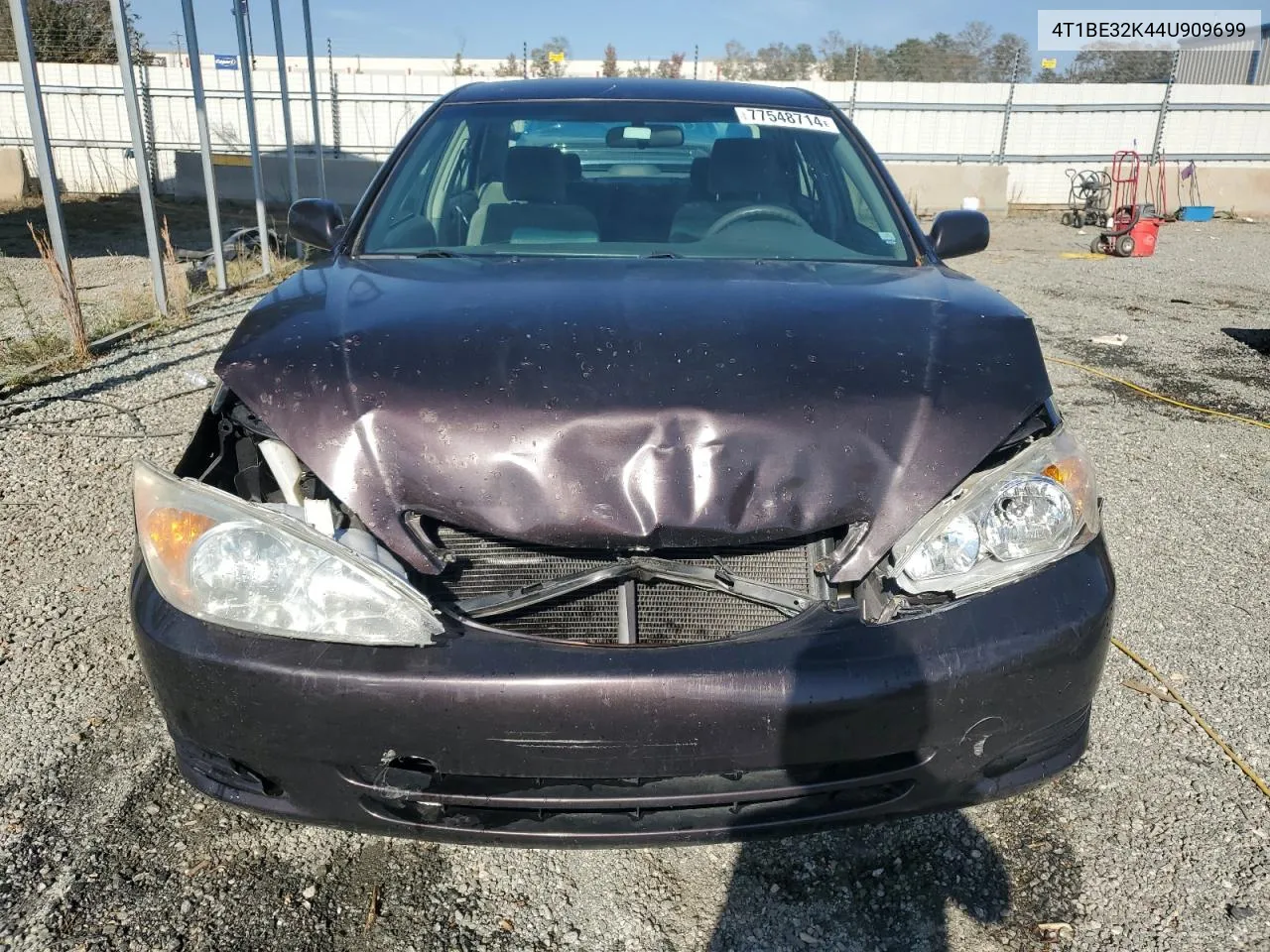 2004 Toyota Camry Le VIN: 4T1BE32K44U909699 Lot: 77548714