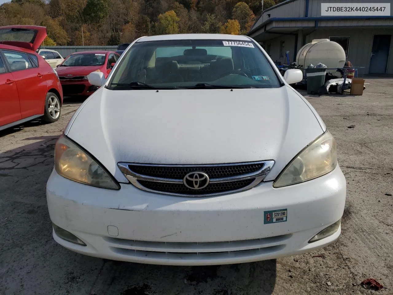 2004 Toyota Camry Le VIN: JTDBE32K440245447 Lot: 77756454