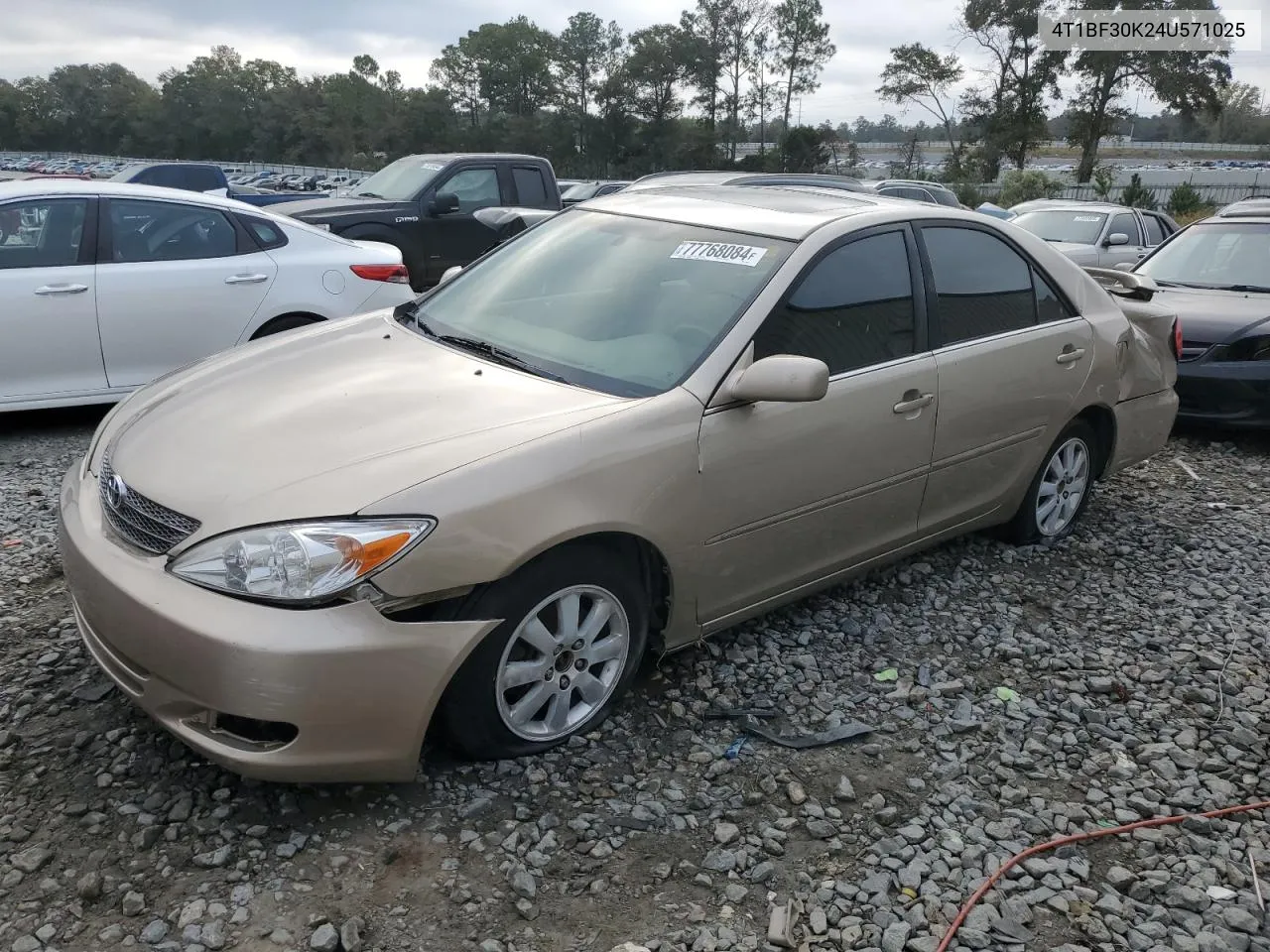 2004 Toyota Camry Le VIN: 4T1BF30K24U571025 Lot: 77768084