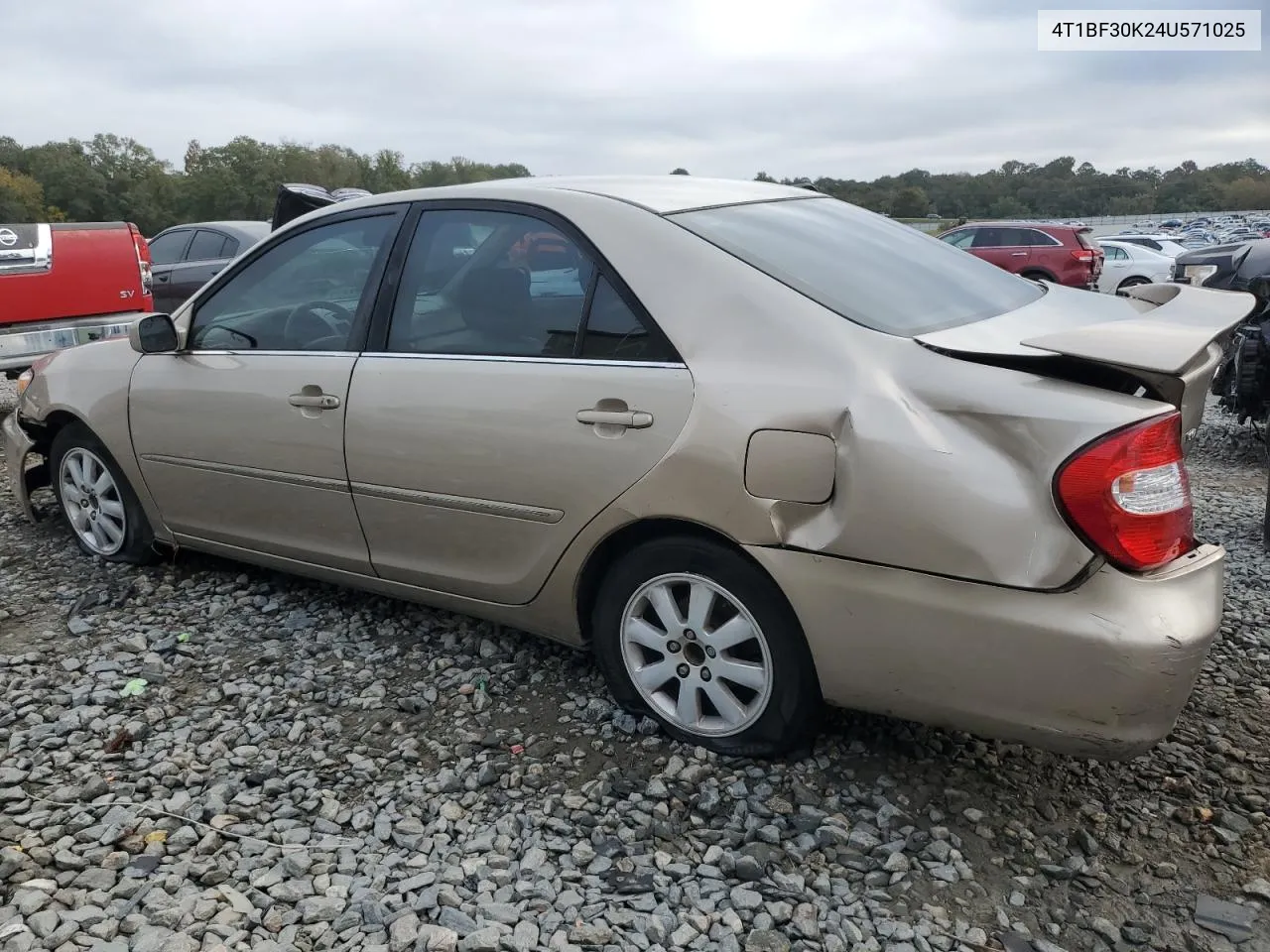 2004 Toyota Camry Le VIN: 4T1BF30K24U571025 Lot: 77768084