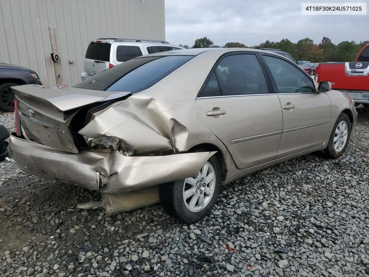 2004 Toyota Camry Le VIN: 4T1BF30K24U571025 Lot: 77768084