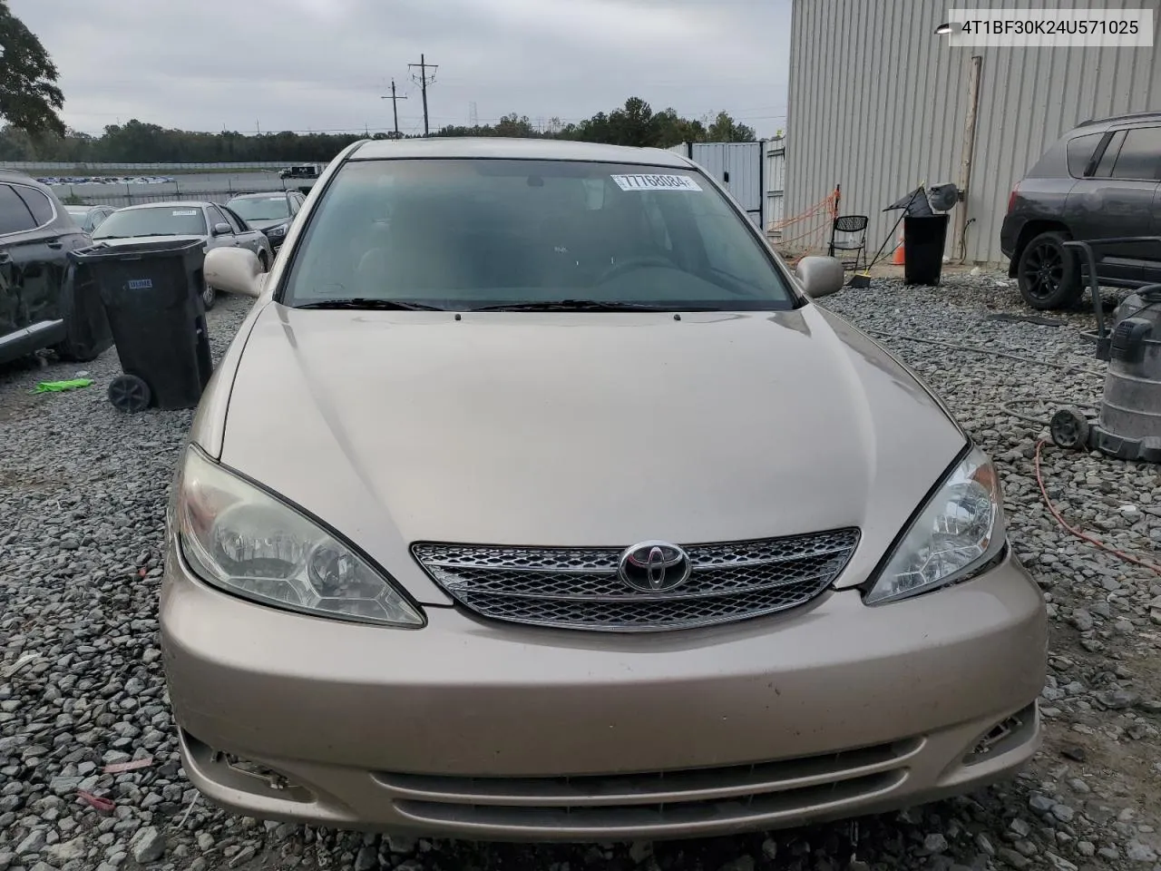 2004 Toyota Camry Le VIN: 4T1BF30K24U571025 Lot: 77768084