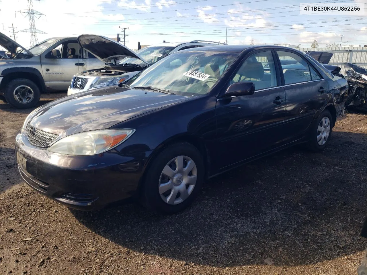 2004 Toyota Camry Le VIN: 4T1BE30K44U862256 Lot: 78037634