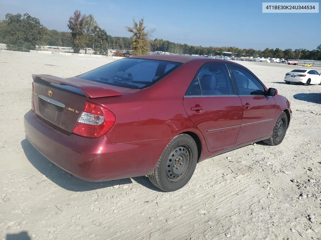 2004 Toyota Camry Le VIN: 4T1BE30K24U344534 Lot: 78161114