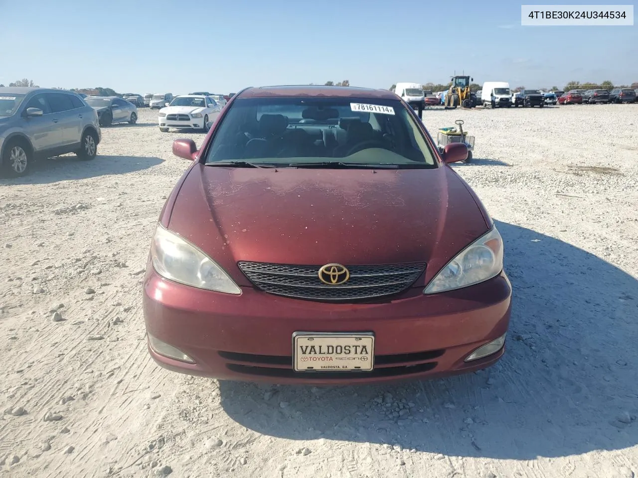 2004 Toyota Camry Le VIN: 4T1BE30K24U344534 Lot: 78161114