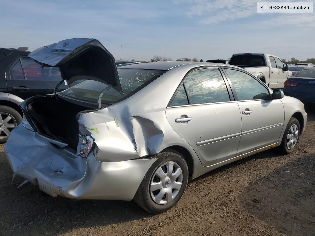 2004 Toyota Camry Le VIN: 4T1BE32K44U365625 Lot: 78271724