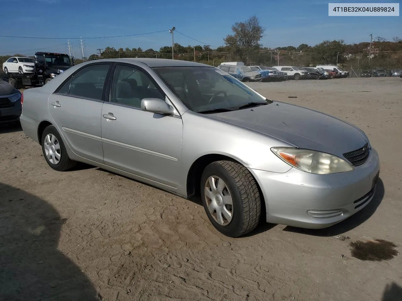 2004 Toyota Camry Le VIN: 4T1BE32K04U889824 Lot: 78301514