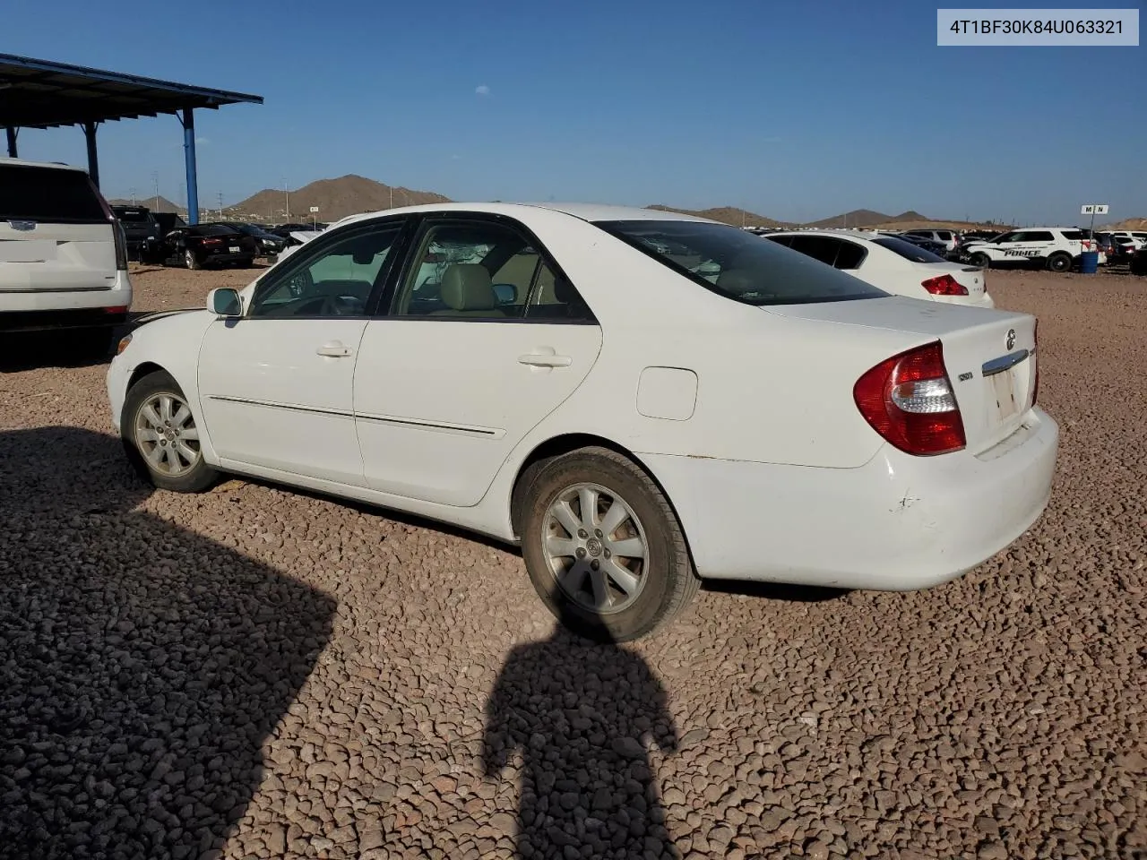 2004 Toyota Camry Le VIN: 4T1BF30K84U063321 Lot: 78533964