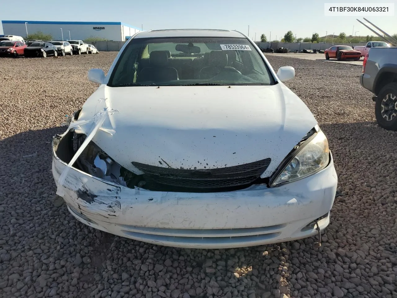 2004 Toyota Camry Le VIN: 4T1BF30K84U063321 Lot: 78533964