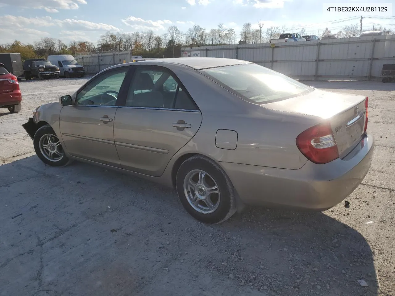 2004 Toyota Camry Le VIN: 4T1BE32KX4U281129 Lot: 78638094