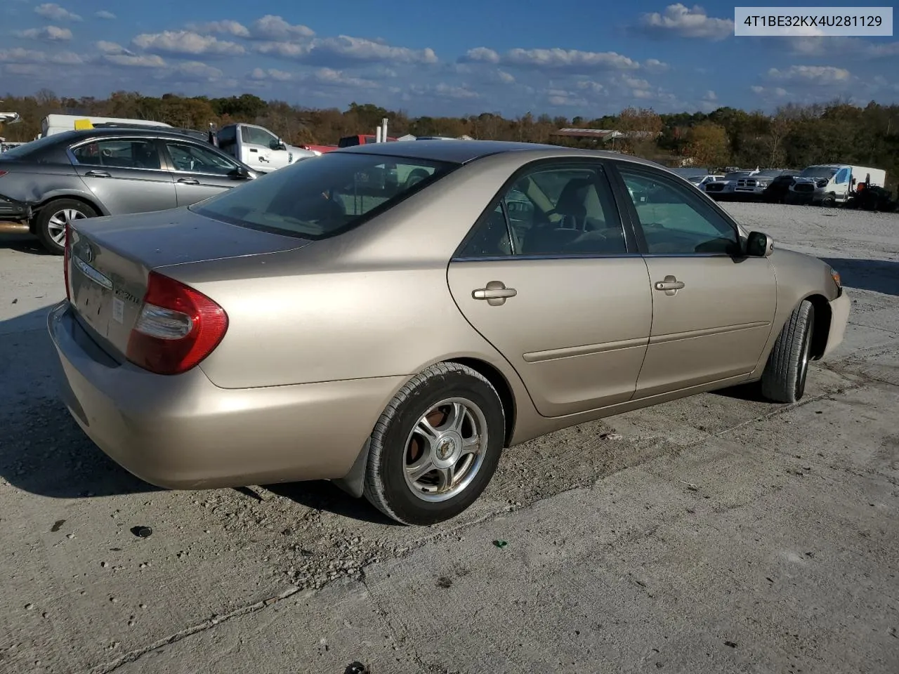 2004 Toyota Camry Le VIN: 4T1BE32KX4U281129 Lot: 78638094