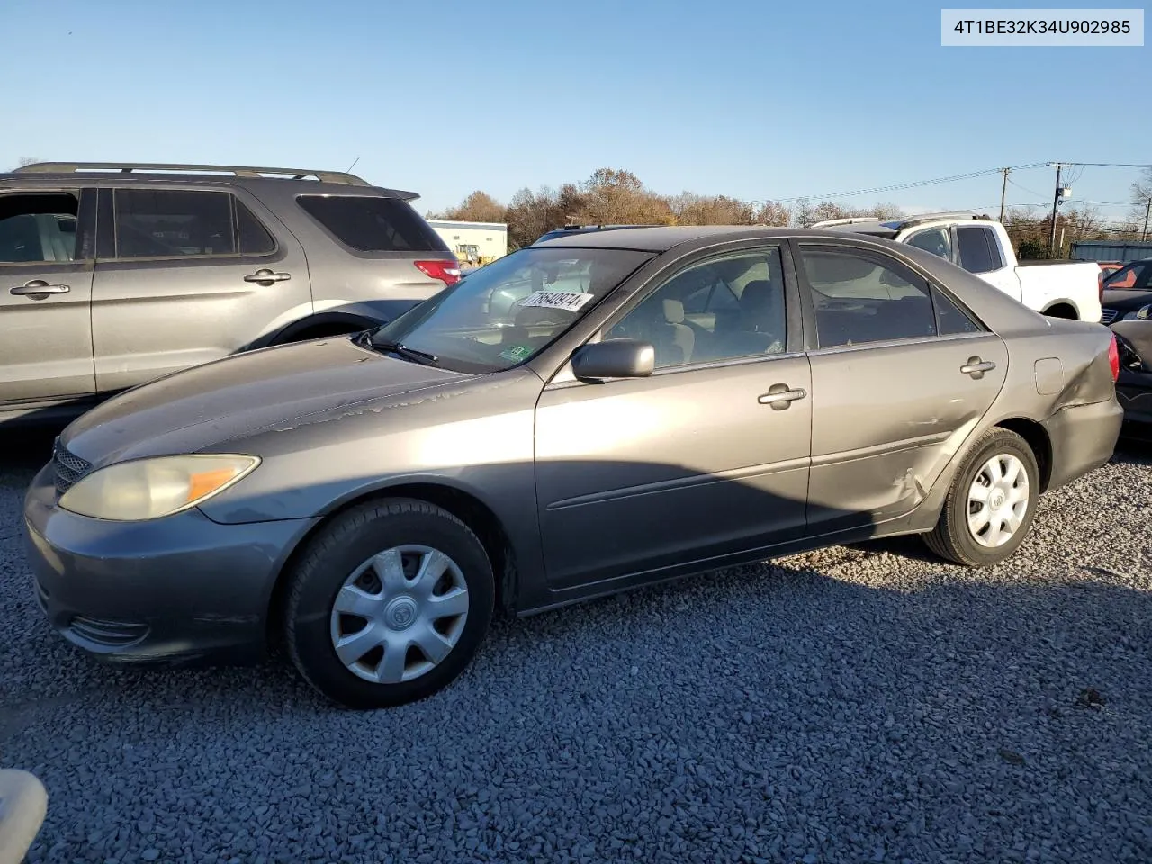 2004 Toyota Camry Le VIN: 4T1BE32K34U902985 Lot: 78640974