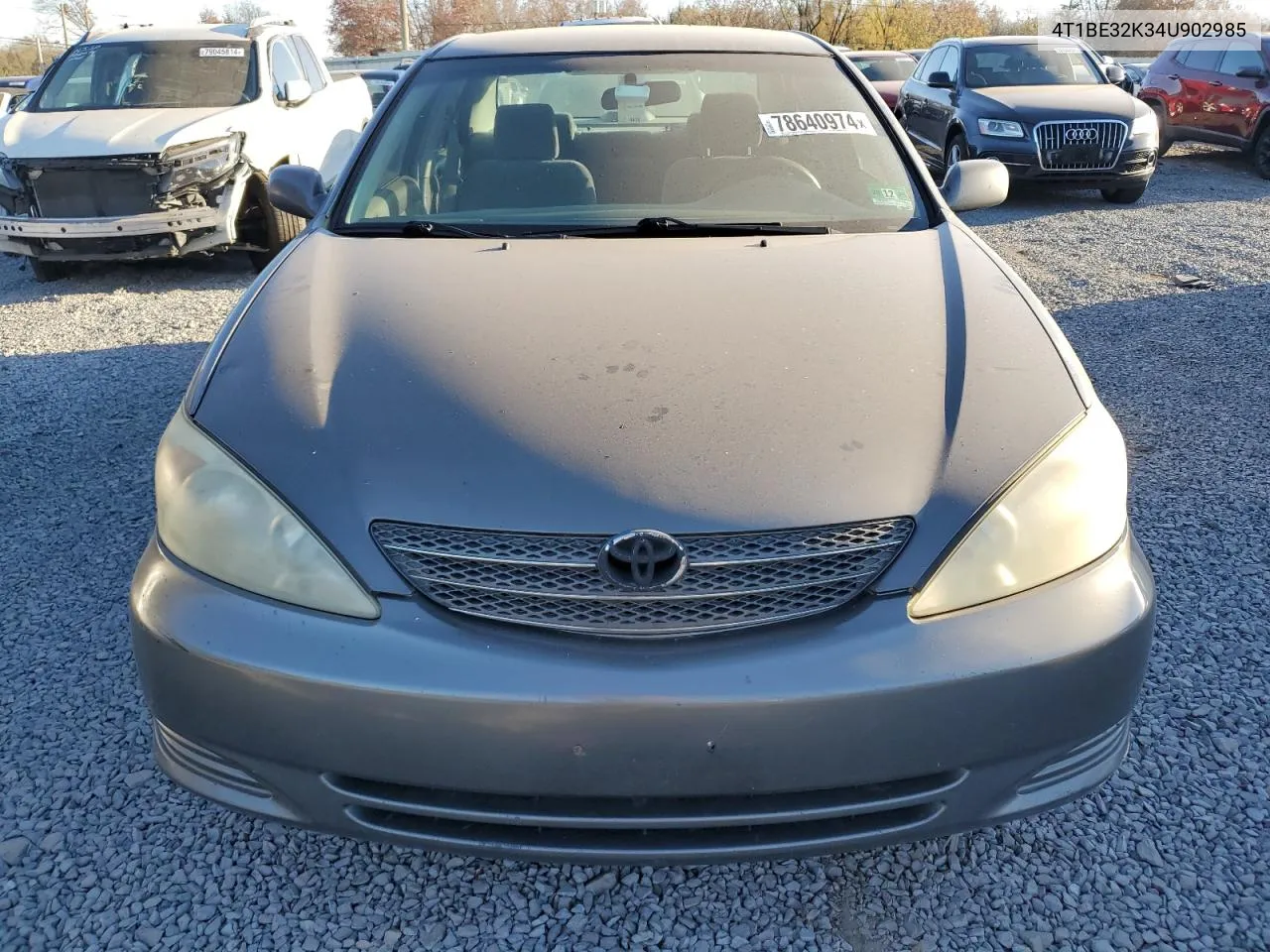 2004 Toyota Camry Le VIN: 4T1BE32K34U902985 Lot: 78640974