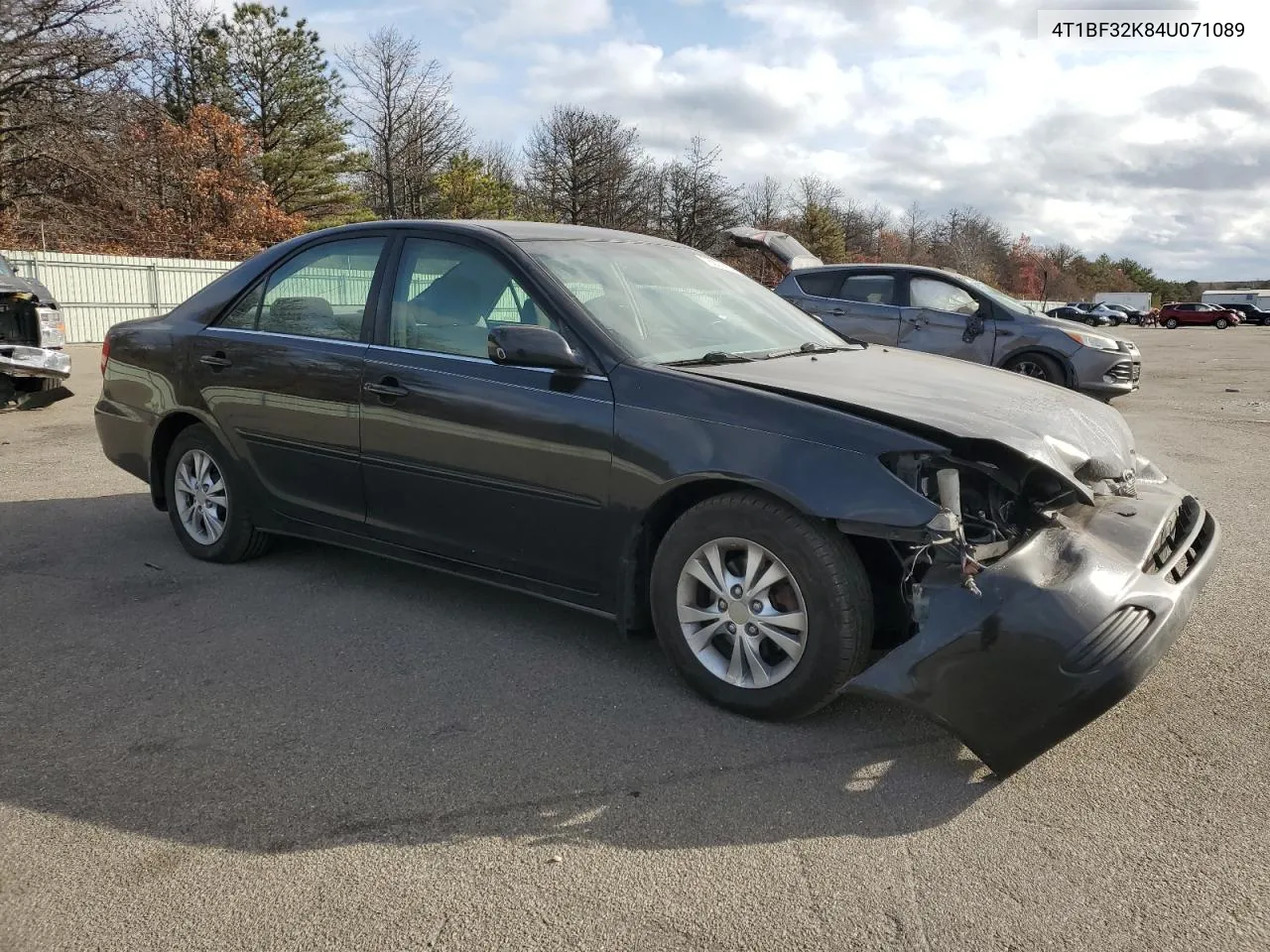 2004 Toyota Camry Le VIN: 4T1BF32K84U071089 Lot: 78830424