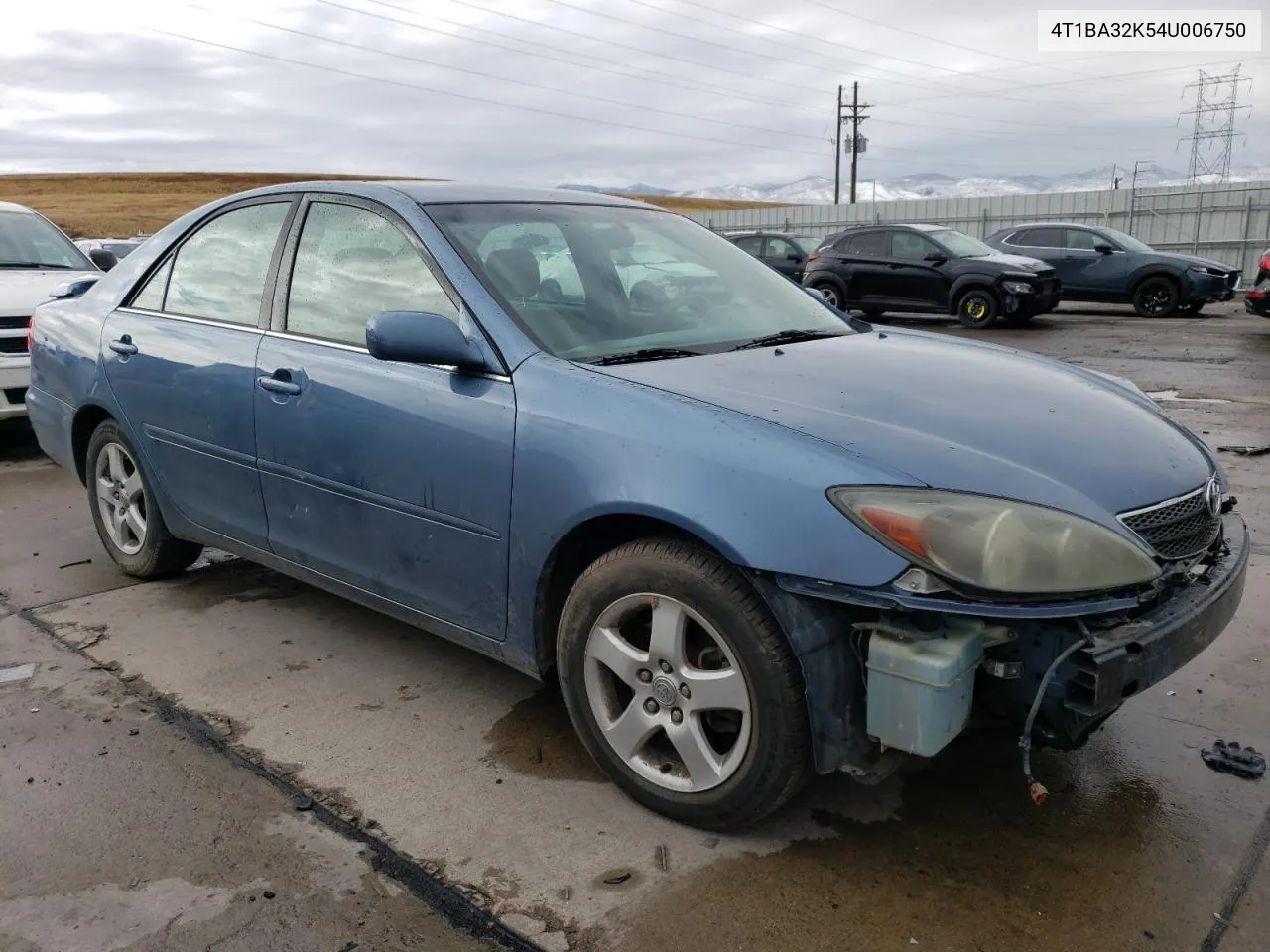 2004 Toyota Camry Se VIN: 4T1BA32K54U006750 Lot: 78923924