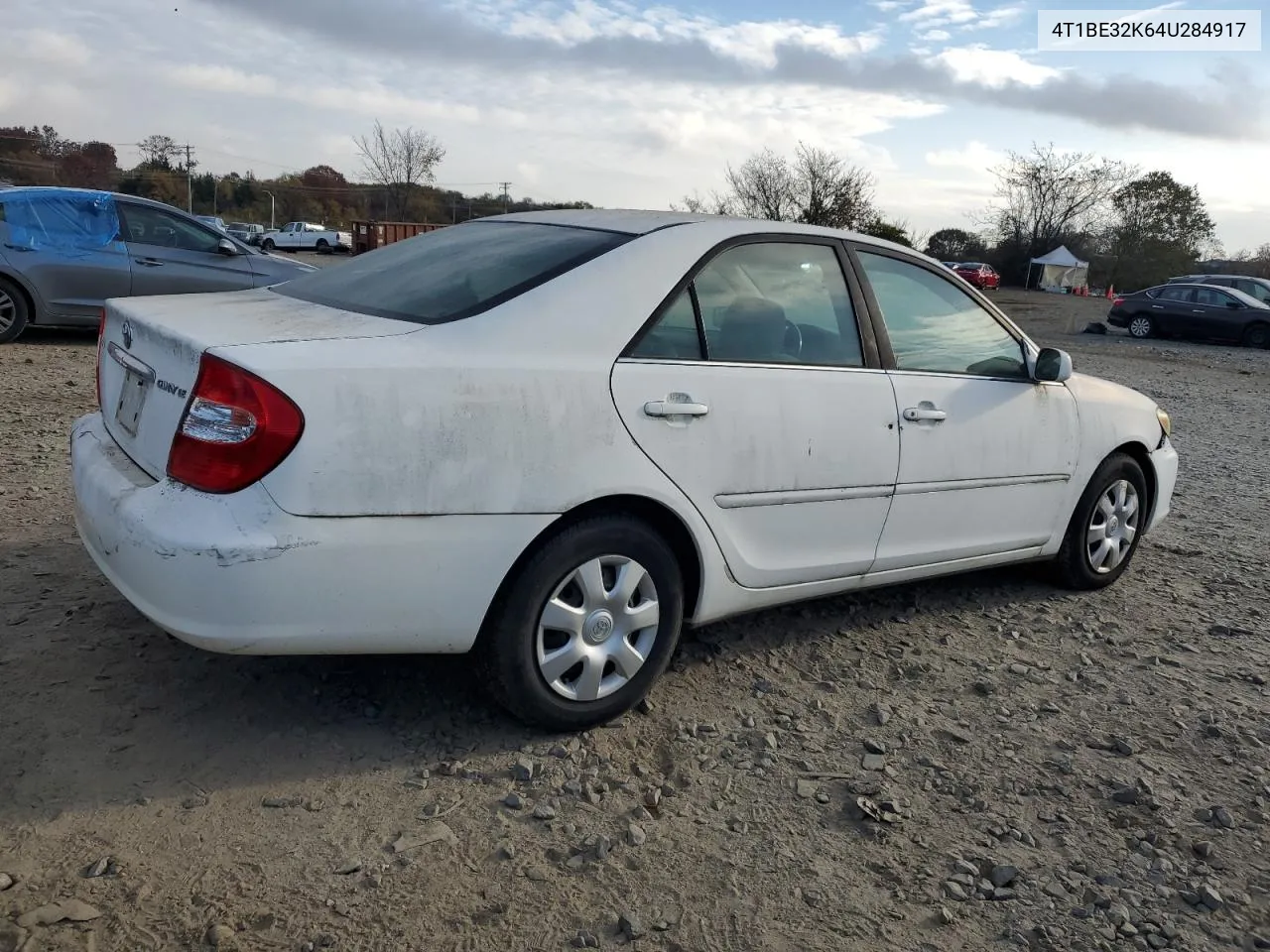 2004 Toyota Camry Le VIN: 4T1BE32K64U284917 Lot: 78925114