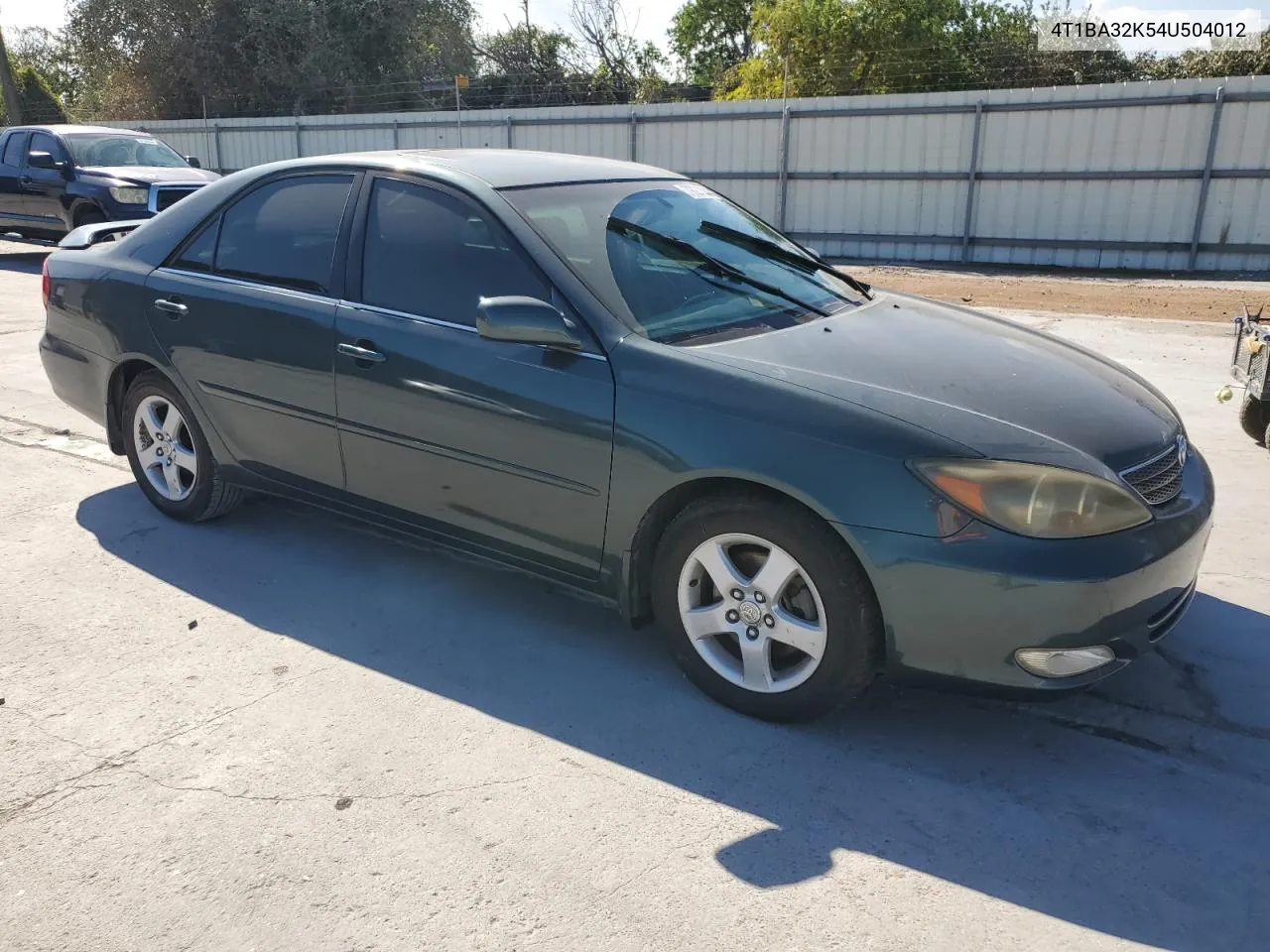 2004 Toyota Camry Se VIN: 4T1BA32K54U504012 Lot: 79027834