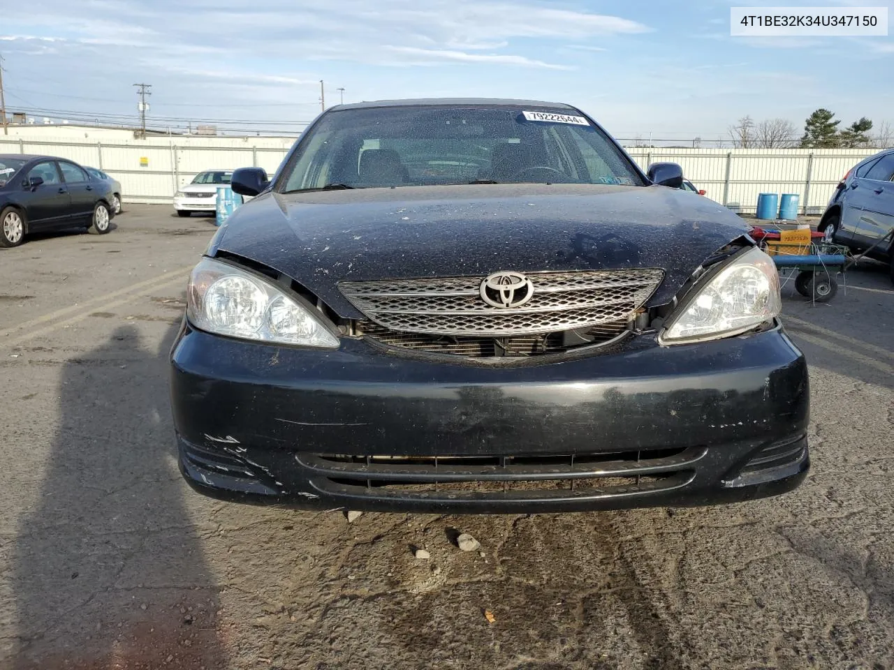 2004 Toyota Camry Le VIN: 4T1BE32K34U347150 Lot: 79222644