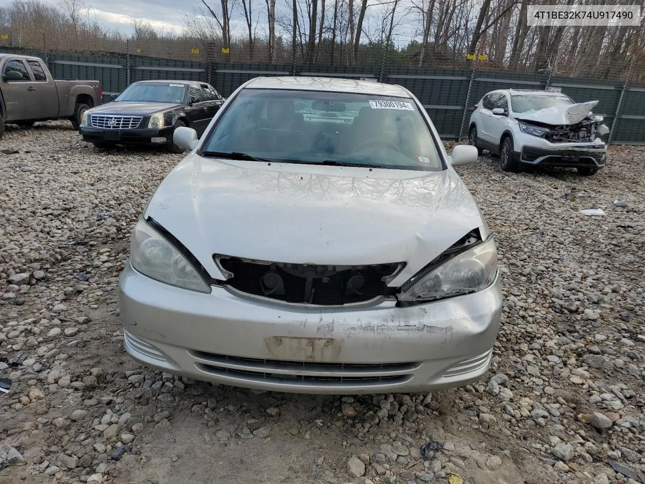 2004 Toyota Camry Le VIN: 4T1BE32K74U917490 Lot: 79300194