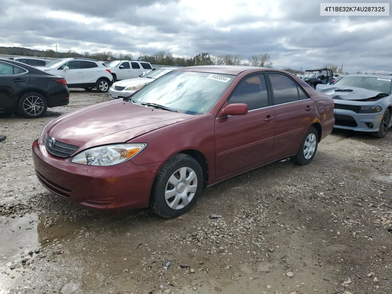 2004 Toyota Camry Le VIN: 4T1BE32K74U287325 Lot: 79483654