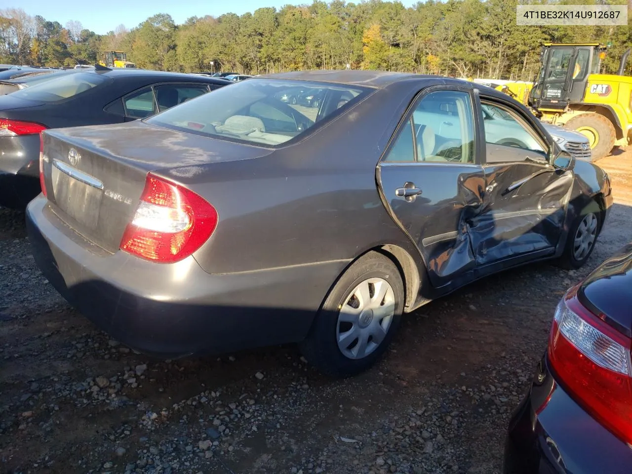 2004 Toyota Camry Le VIN: 4T1BE32K14U912687 Lot: 79522084