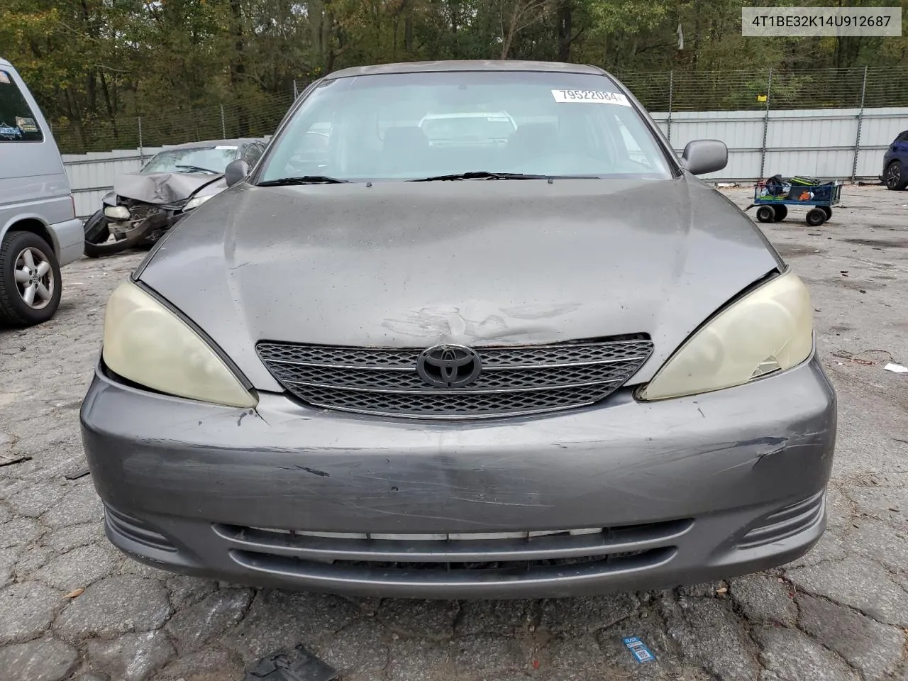 2004 Toyota Camry Le VIN: 4T1BE32K14U912687 Lot: 79522084