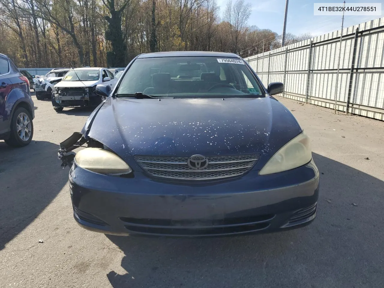 4T1BE32K44U278551 2004 Toyota Camry Le