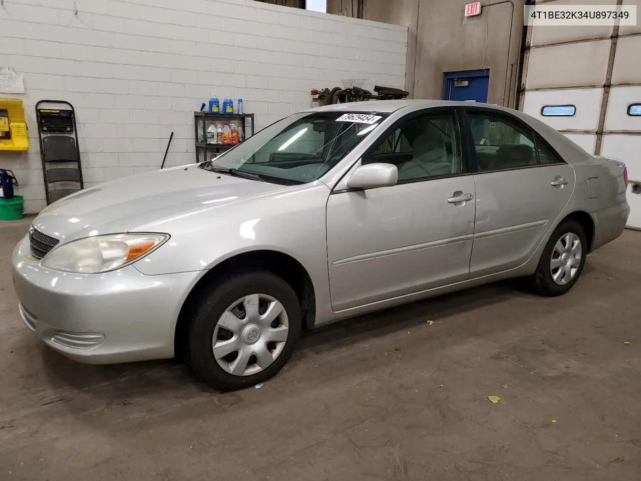 2004 Toyota Camry Le VIN: 4T1BE32K34U897349 Lot: 79629454