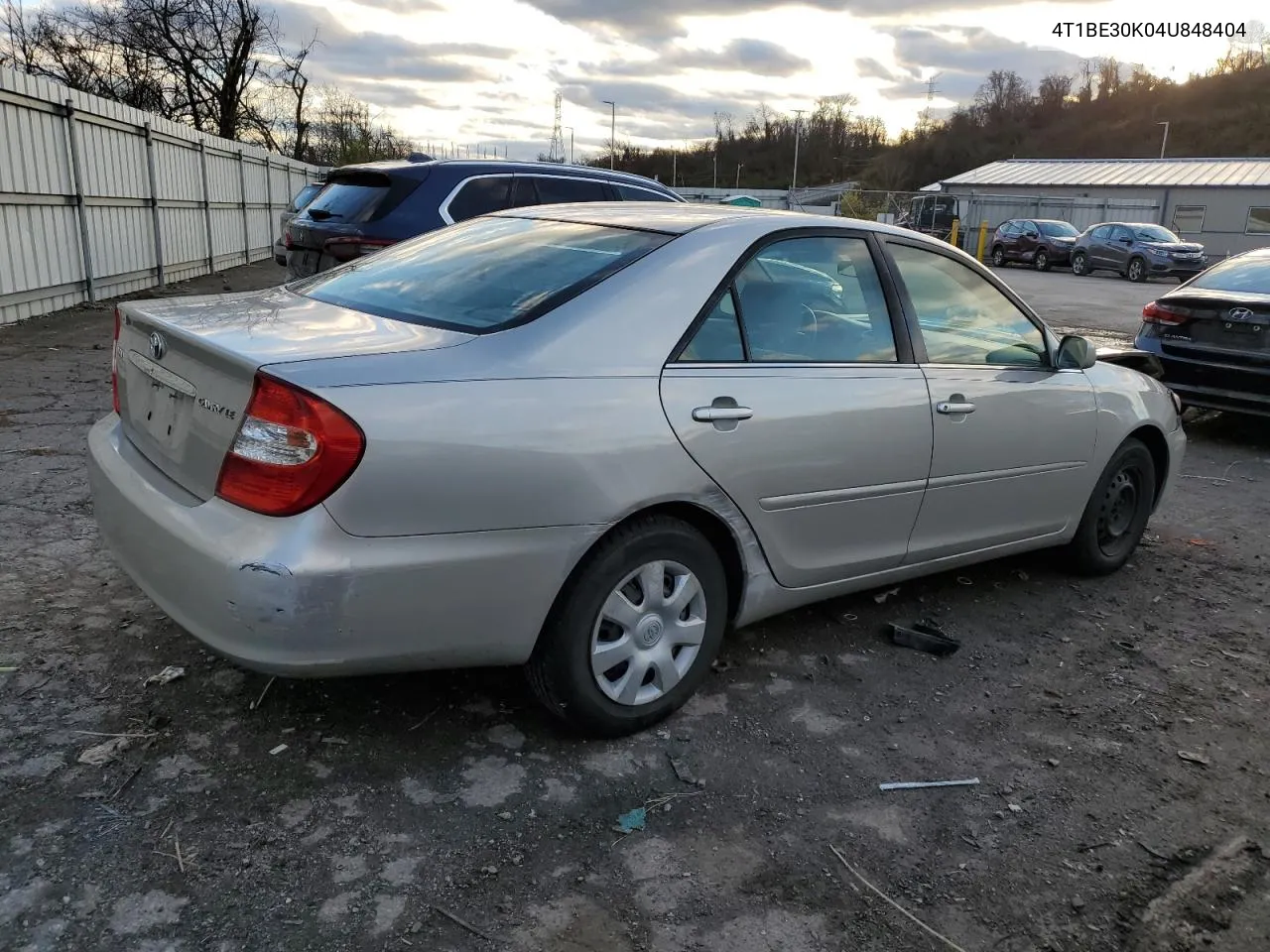 2004 Toyota Camry Le VIN: 4T1BE30K04U848404 Lot: 79682414