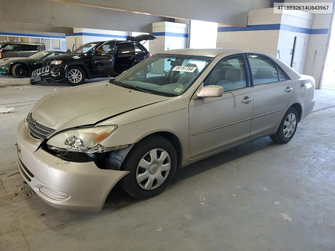 2004 Toyota Camry Le VIN: 4T1BE32K14U843967 Lot: 80157754