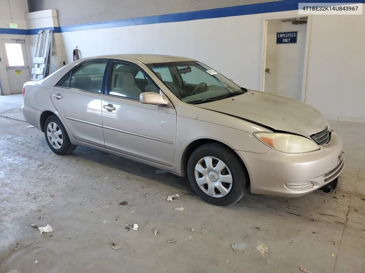 2004 Toyota Camry Le VIN: 4T1BE32K14U843967 Lot: 80157754