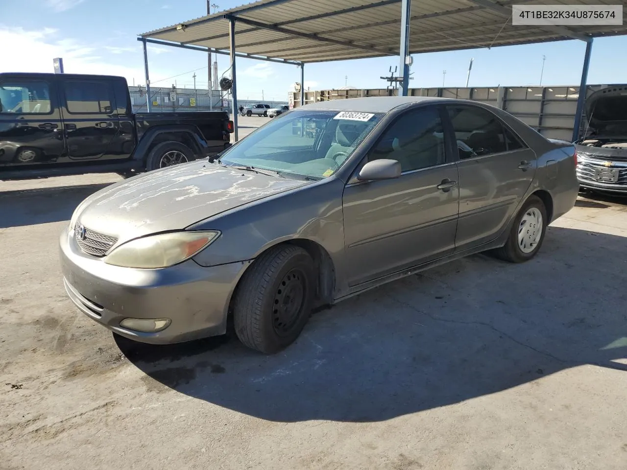 2004 Toyota Camry Le VIN: 4T1BE32K34U875674 Lot: 80363724